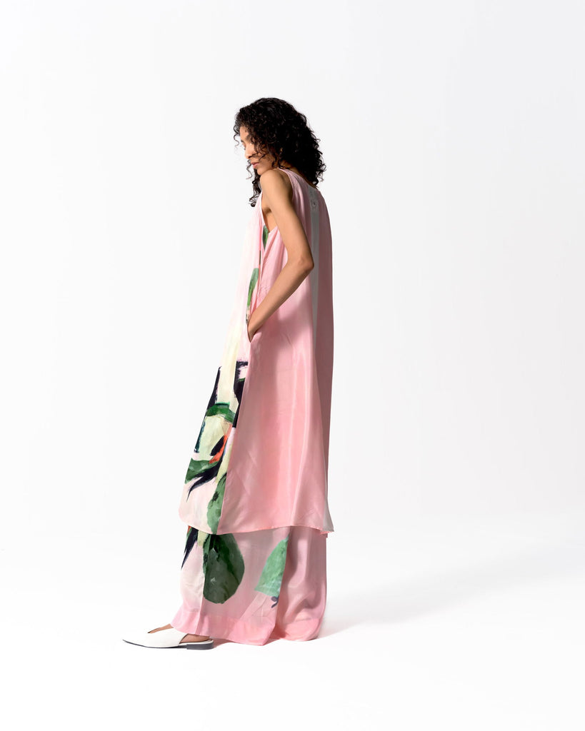 Bud Aline Kurta (Silk) - OFRIDA INDIA