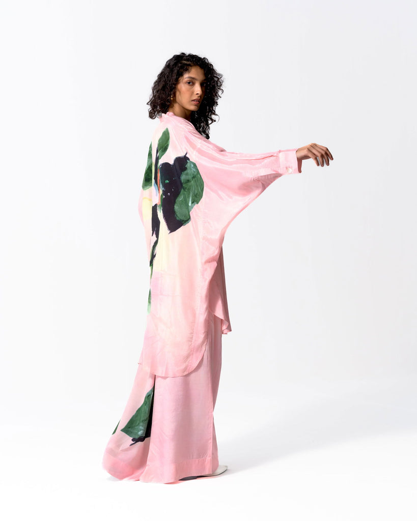 Bud Batwing Dress (Silk) - OFRIDA INDIA